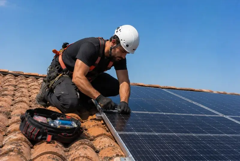 Maintenance et monitoring de panneaux solaires à Châteauneuf-du-Rhône