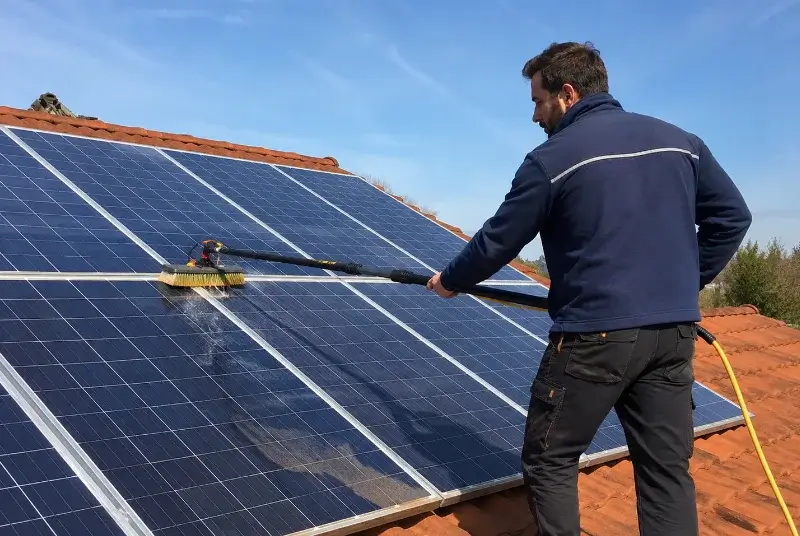 Nettoyage et entretien de panneaux solaires à Châteauneuf-du-Rhône